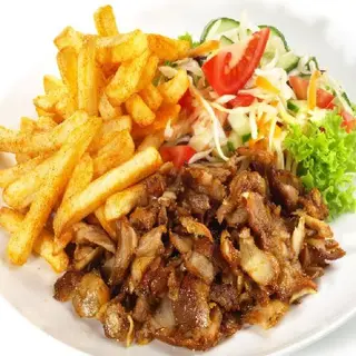 Plato Kebab con Patatas o Arroz