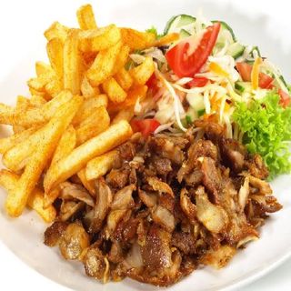 Plato Kebab con Patatas o Arroz