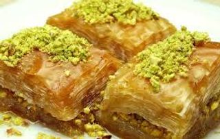 Baklava con granella di pistacchio