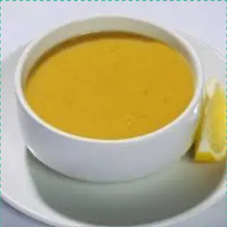 شوربة عدس على الطريقه التركيه