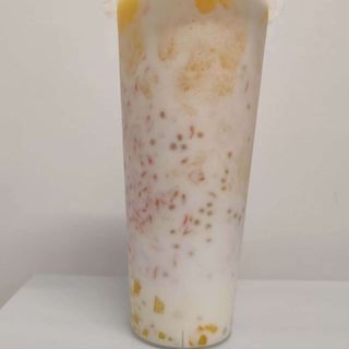 Mango e pompelmo con latte di cocco