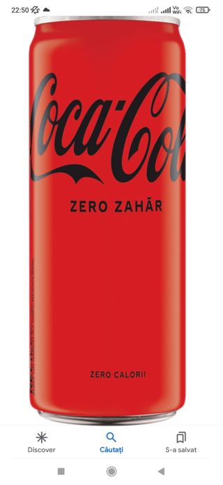 Coca Cola zero zahar