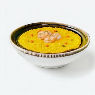 Risotto allo Zafferano I capesante
