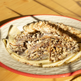 ბლინი შოკოლადით, ბანანით და ქართული თხილით