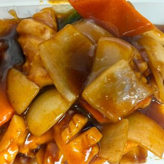 Calamares Con salsa Agridulce