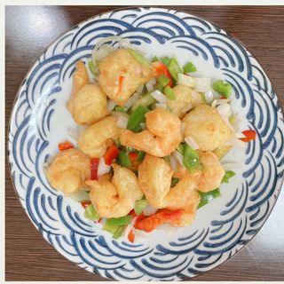 Gambas con sal y pimienta