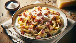 Tagliatelle carbonara