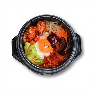 Bibimbap De Pollo Y Kimchi