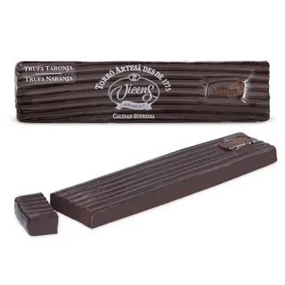 Turrón de Trufa a la Naranja Vicens Tabla 300 Gr.