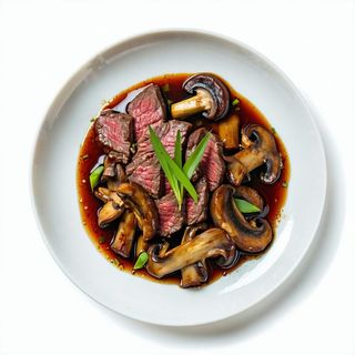 178.MANZO CON FUNGHI BAMBU