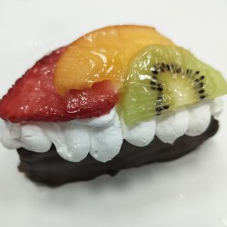  crème chantilly chocolat avec fruit 