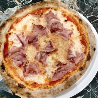 Pizza al prosciutto 