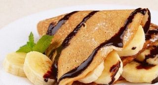 Млинці з шоколадом та бананом (250г)