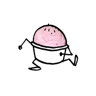 Helado de fresa (1 kg.)