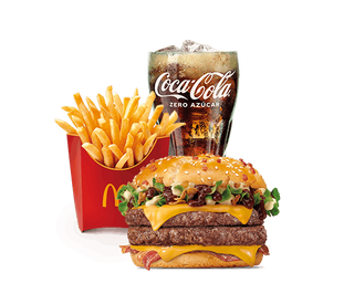 McMenú McExtreme BBQ & Mayo Doble 