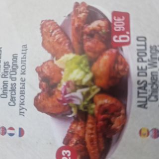 Plato Combinado De Alitas