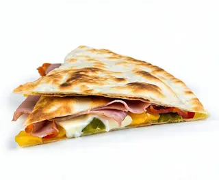Piadina con Brie, Prosciutto Cotto e Maionese