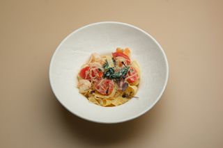 Паста с креветками