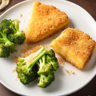 Meniu cascaval pane cu brocoli nature