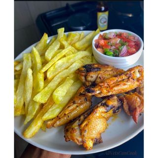 Chicken + chips