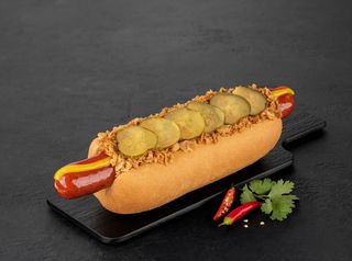 Դանիական հոթ-դոգ L "Որսորդական" երշիկով