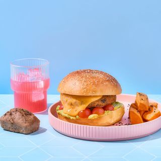 Combo Spicy Asian Vegan Burger