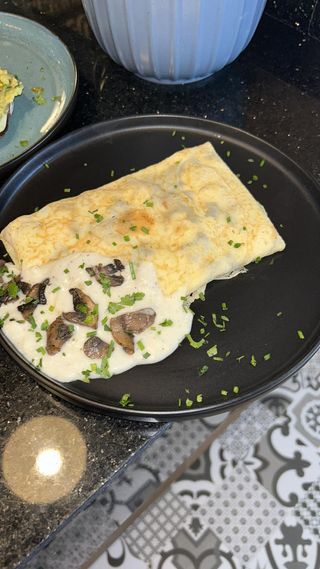 Crêpe Poulet Champignons Fromage