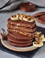 pancakes chocolat caramel