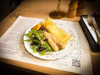 Омлет з курячими сосисками (350г)