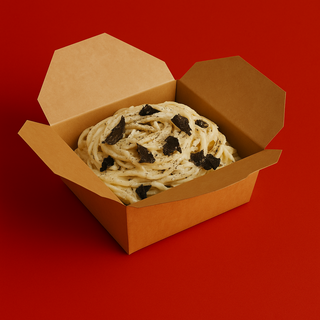 Spaghetti Cacio e Pepe Siciliana con Trufa