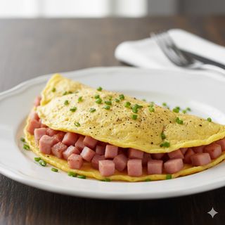 Омлет с шунка