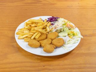 Menú Plato Nuggets (6 Uds.)