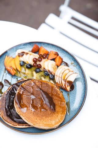 PROTEINOWE PANCAKES Z NUTELLĄ