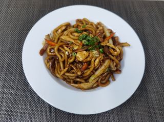 Yakiudon con Verduras