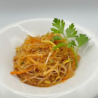 Spaghetti di Soia con Verdure Piccante