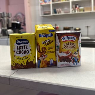 Latte al cioccolato 