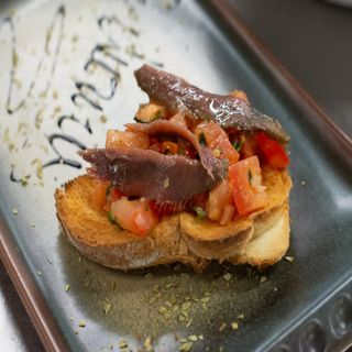 Bruschetta De Anchoas