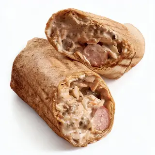 Large Chicken Shawarma with 3 sausages