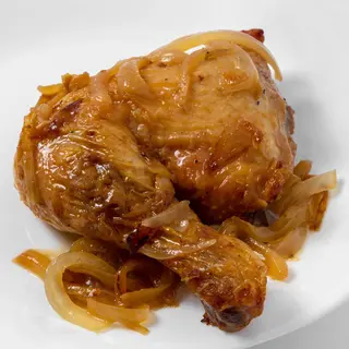 Trasero de pollo al horno