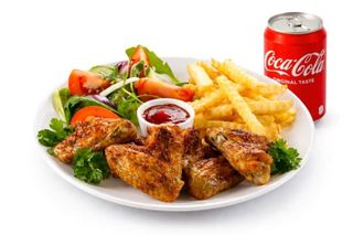 Asas de Frango no Prato