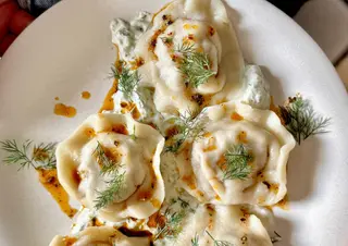 Pierogi z wieprzowiną à la Mediterraneo