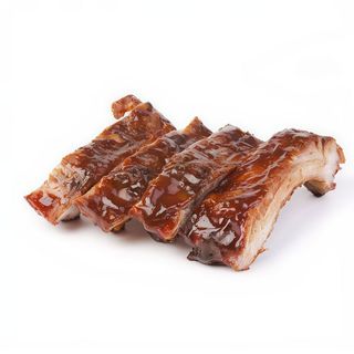 Costilla A La Brasa Con Barbacoa Americana (costillar)