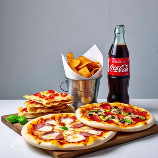 2 Pizza Grande menu 33CM