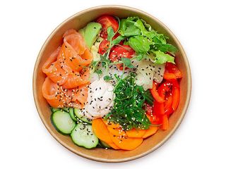 Поке-боул з лососем (350g)