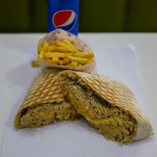 Tacos Mixte, Frites, Boisson au Choix