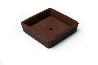 Coji de tarta mari patrate cu cacao 80x80mm Cassibba 48buc