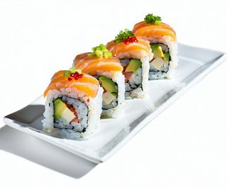 Uramaki black sake - 8 pezzi