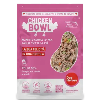 Dog Heroes Chicken Bowl Surgelata 7 X 320g - Formato Convenienza