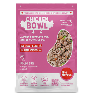 Dog Heroes Chicken Bowl Surgelata 7 X 320g - Formato Convenienza