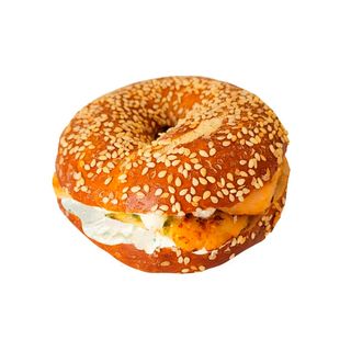 Bagel piept de pui & sos pesto